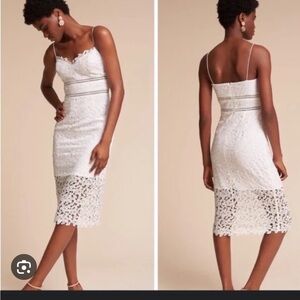 BHLDN Alessa Midi Dress Bridal size 8